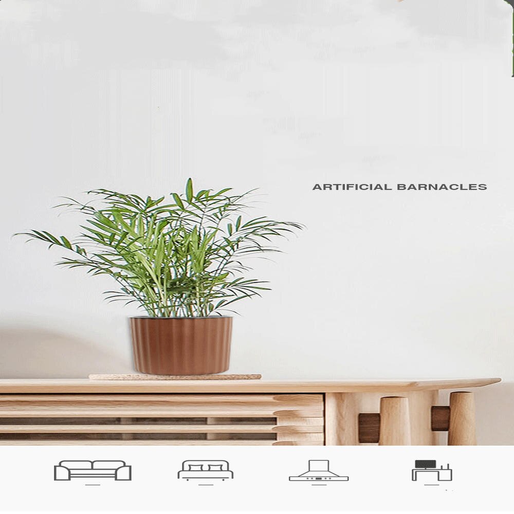 1PC Self Watering Plant Flower Pot Water Container Plastic Flower Plant Vase Pot Plants Stand Holder Container Planter Garden