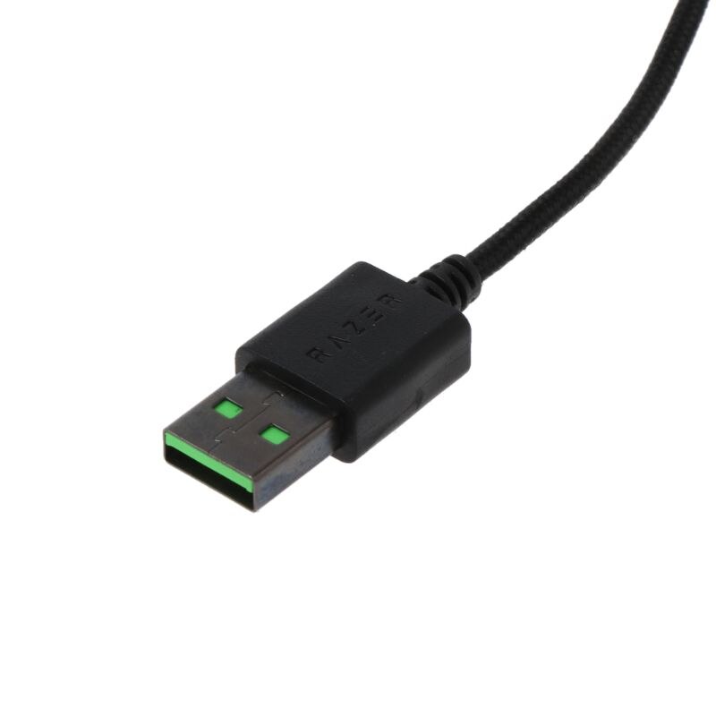 Duurzaam Nylon Gevlochten Lijn Usb Muis Kabel Vervanging Draad Voor Razer Deathadder Elite Bedrade Gaming Muis