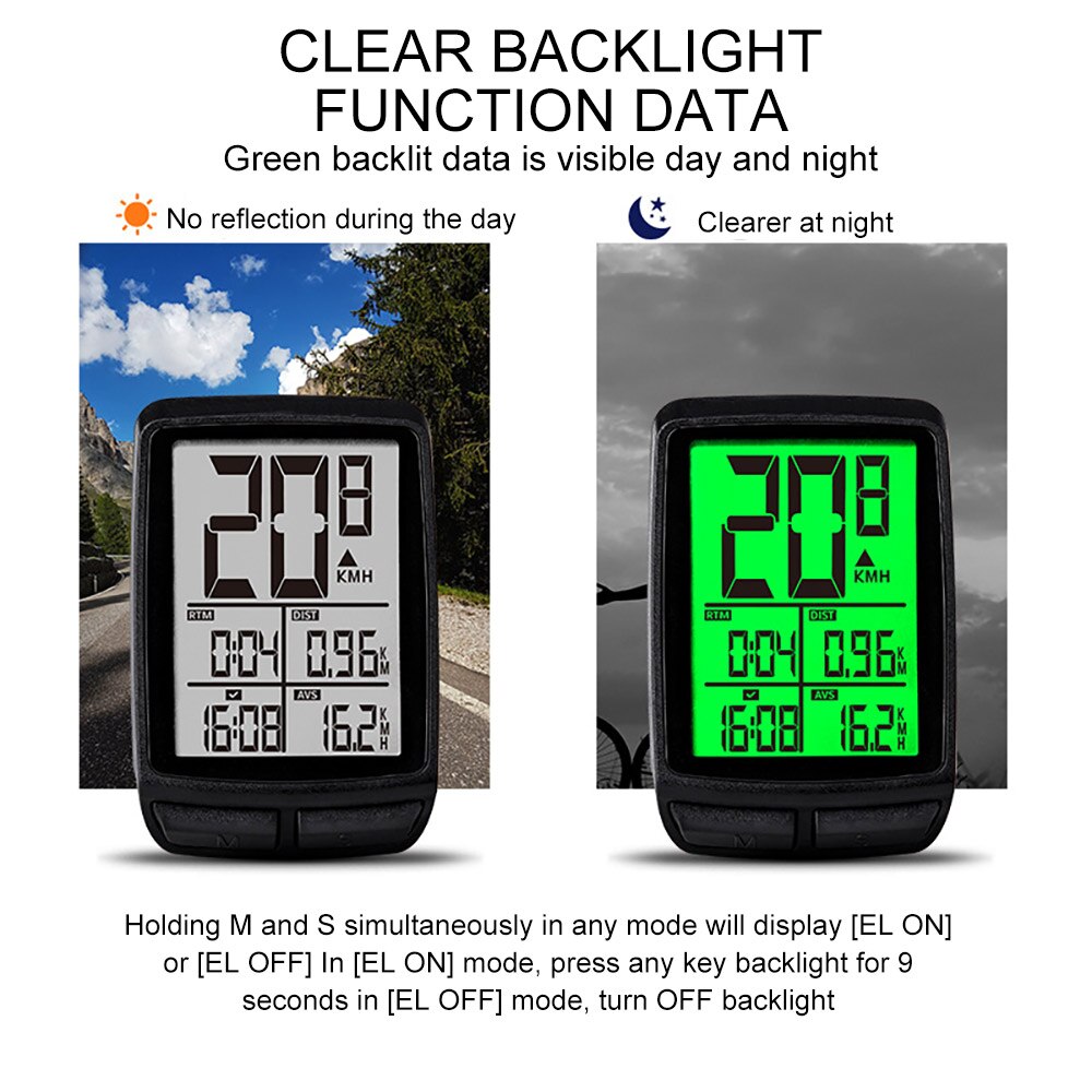 Bicycle Bike Computer MTB Bike Cycling Odometer Stopwatch Speedometer Watch LED Digital Rate Ciclismo Bike Accessories