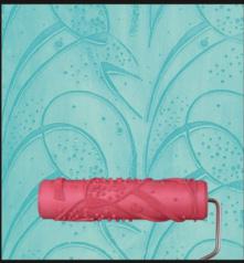 7 Inch Decorative Paint Roller Pattern Embossed Texture Painting Tools for Wall Airless Pintura Machine Household Brush Rubber: EG070T