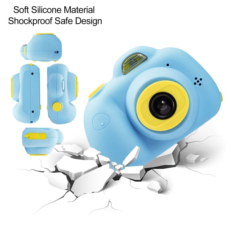 Camera Full Hd 1080P Portable Digital Camcorder 2 Inch Lcd Display Children Family Travel Photo Use Children Birthday Min