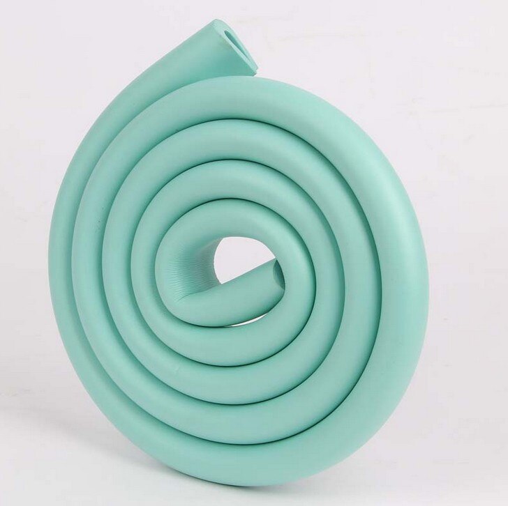 1pc baby bumper strip baby veiligheidshoekbeschermer glazen tafelrand hoekbeschermers meubelrandbeschermer botsingsbeschermer  fh04: Lichtgroen