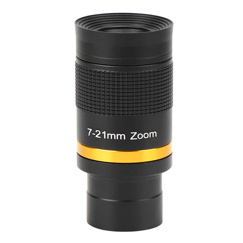 Astronomische Telescoop 7-21Mm Continue Zoom Oculair Observatie 1.25 Inch/31.7 Mm Telescoop Oculair: Black