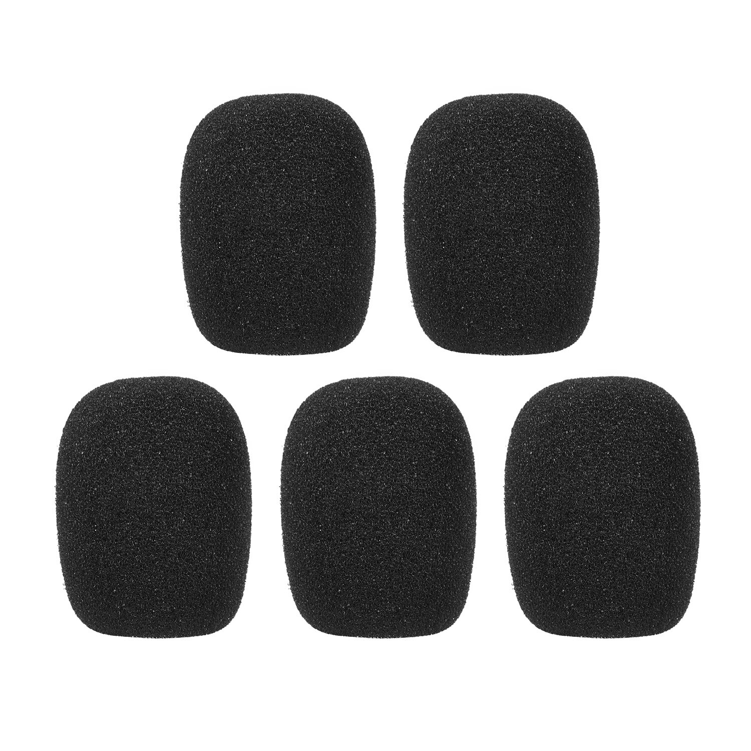 5pcs Mini Microphone Windscreens Mic Foam Covers for Lapel Lavalier Headset Microphone Accessaries