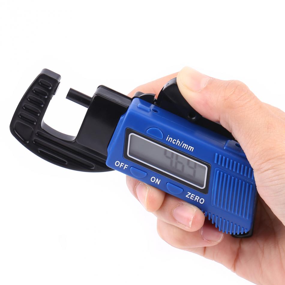 Thickness Gauge Caliper Meter Width Measure Tools Thickness Tester Micrometer For Battery Magnetic Materials 0-12mm Digital LCD