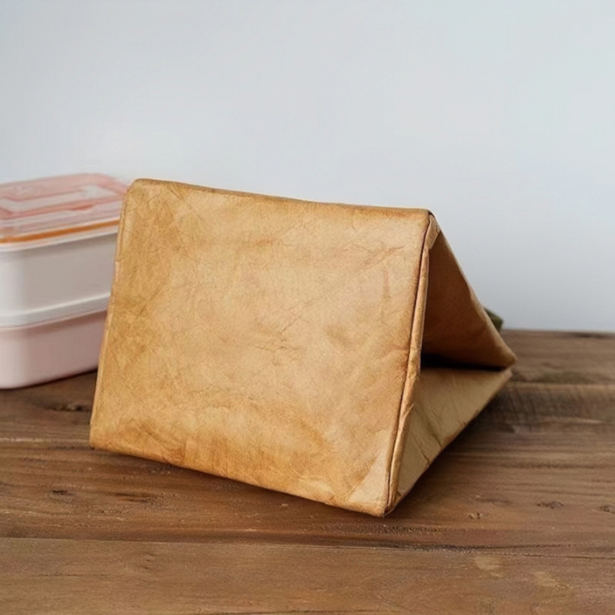 Papiertüte Thermotasche benutzerdefinierte tragbare Lunchtasche Kraftpapier gekühlte Bento-Tasche Büroangestellte tragbare Lunchbox-Tasche