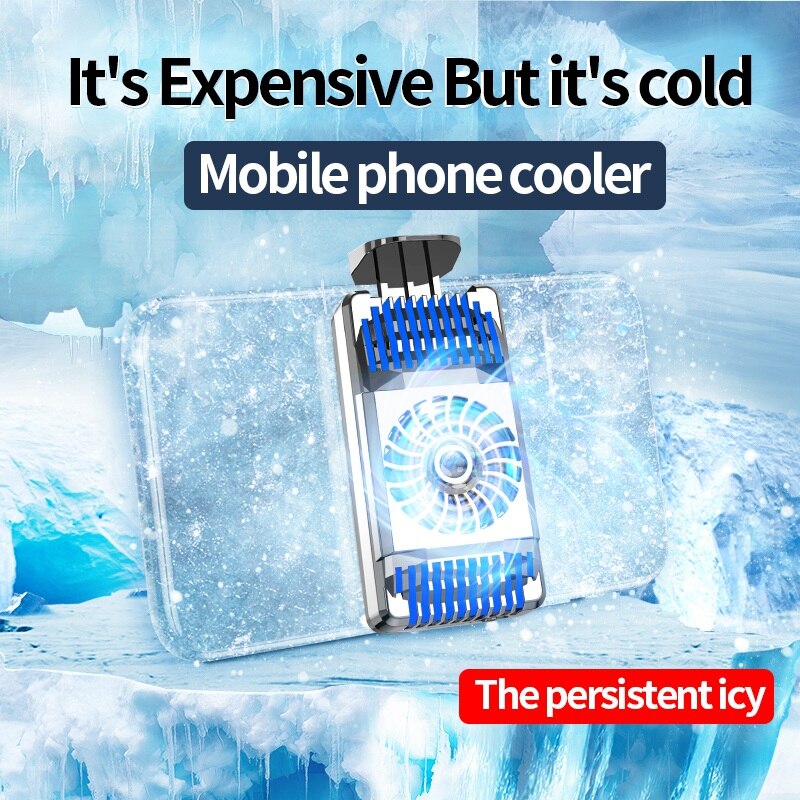 Mobiele Telefoon Radiator, Halfgeleider Mobiele Telefoon Koeling Beugel Snelle Koeling Draagbare Telefoon Koeler Voor Android