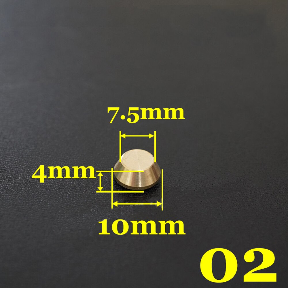 DIY leather craft zak voeten bodem klinknagel massief messing materiaal multi vorm en grootte