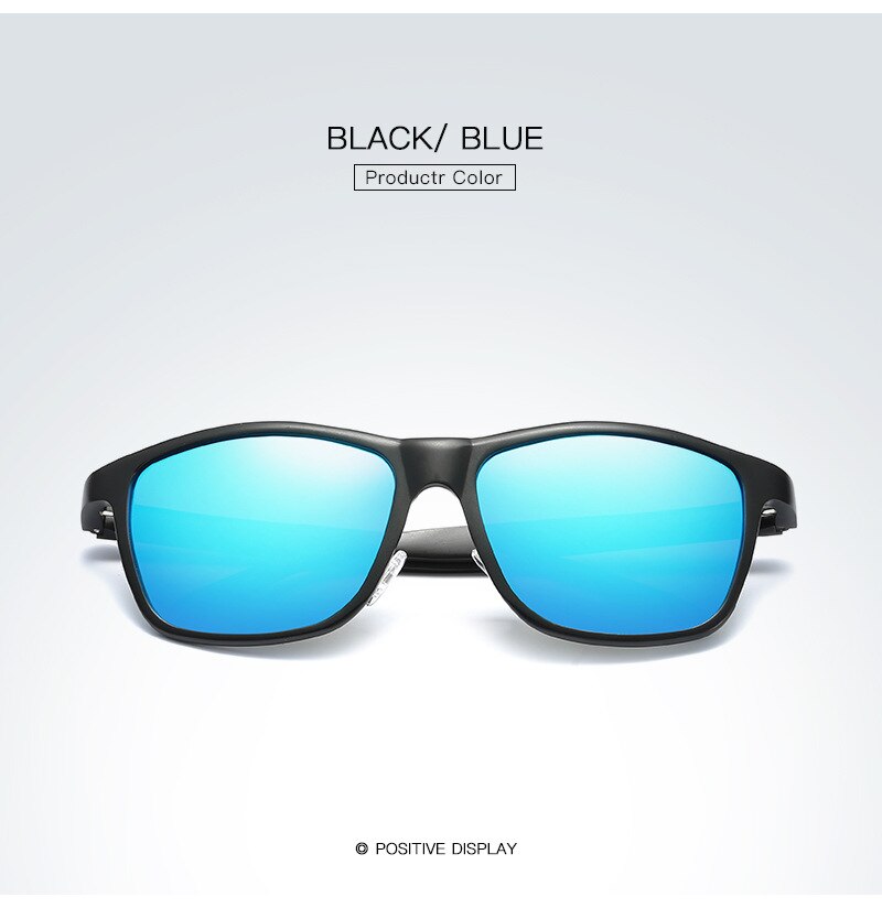 Sunglasses for Driving the Car UV400 Polarized Sunglasses for Men Driver Goggles Outdoor Sports Fishing Eyewear Sun Glasses: Blue