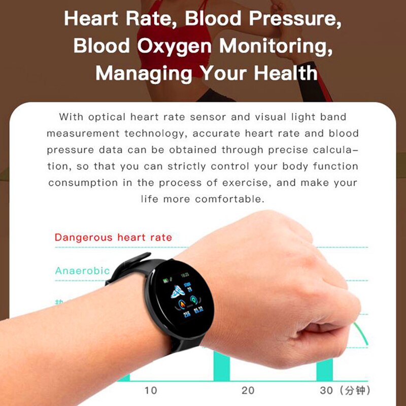 nouvelle montre intelligente hommes pression artérielle ronde Bluetooth Smartwatch femmes montre étanche Sport Tracker WhatsApp pour Android Ios