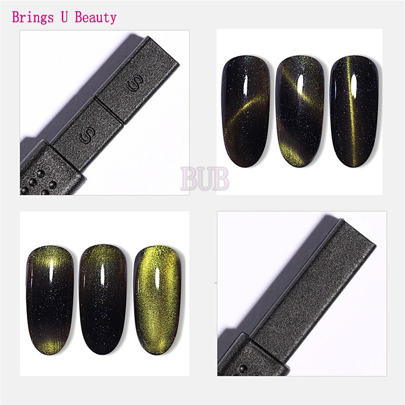 1 pc Dual Ended multifunctionele Nail Magneet Stick voor 3D Magnetische Cat Eye Gel Nagellak Vloeibare DIY tool Nail Magnetische Stok