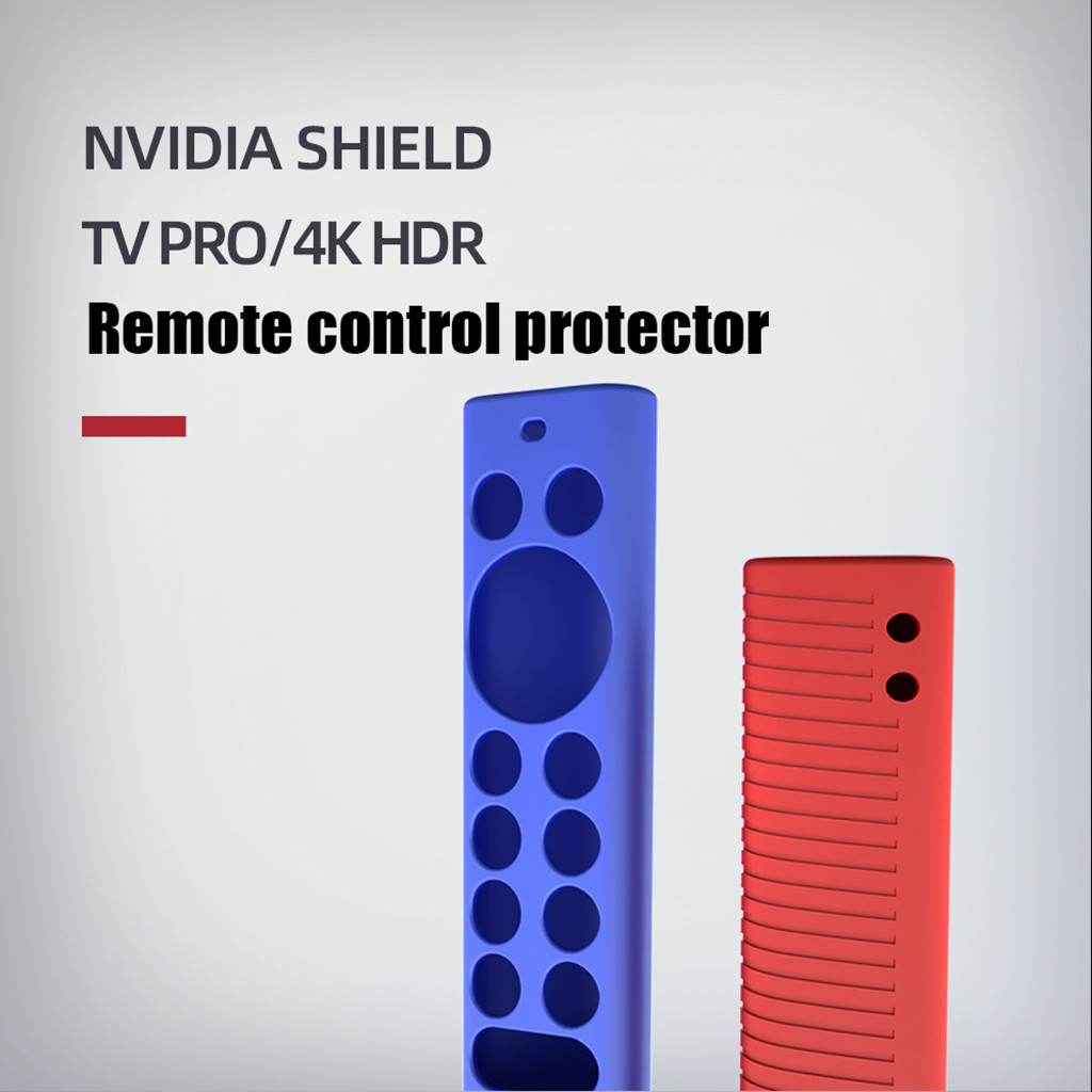 Tv Afstandsbediening Case Cover Voor Nvidia Shield Tv Pro / 4K Hdr Siliconen Anti-Val Anti-skid Beschermhoes Skin Shell