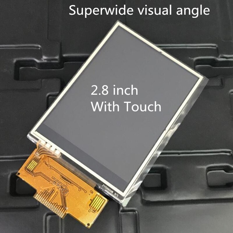 Écran couleur SPI TFT LCD 2.4/2.8/3.2 pouces, pilote ILI9341 IC 4 IO 240X320, panneau tactile, soudage à 18 broches, 0.8mm super large