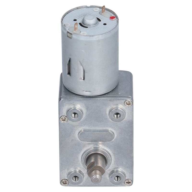 Worm Gear Motor Reduction Gearbox 8mm Shaft for Door Lock for Rotating Table for DIY Robot