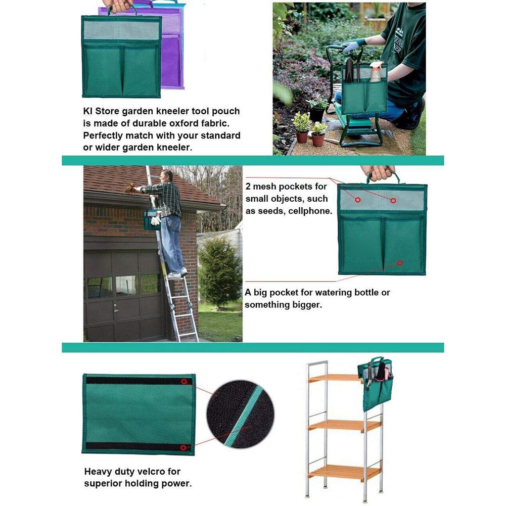 12.2x11.8 Cal krzesełko ogrodnicze narzędzie Oksford torby z rączką robić klęczenia krzesło robić ogrodu patio łazienka pralnia garaż