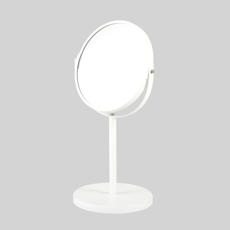 Anho 1x/3x stativ makeup spejl forstørrelse forfængelighed 6.7 '' spejl dobbelt ansigt justerbar kosmetisk kommode runde boligindretning: Hvid