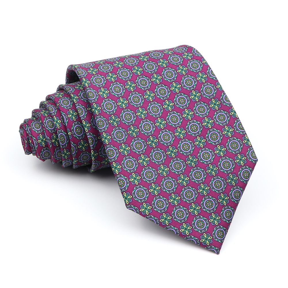Super Zachte Zijde Stropdas Bruiloft Accessoires Cadeau Voor Mannen Rode Kleurrijke Bloemen Stropdas Casual Man &#39;S Stropdas Vintag Suits