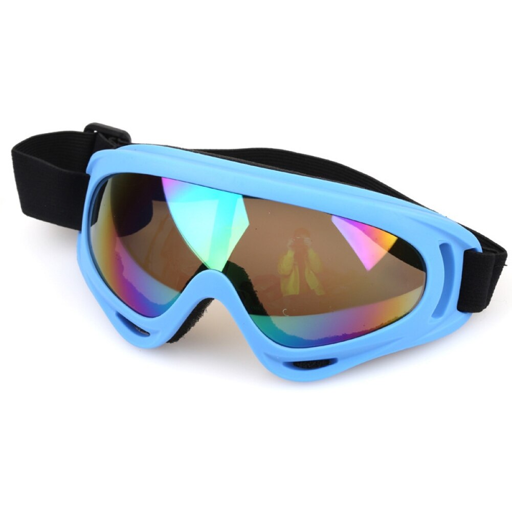 Occhiali da sci Unisex Snowboard Skate motoslitta occhiali antivento antipolvere Anti-UV occhiali da ciclismo occhiali sportivi: Blu