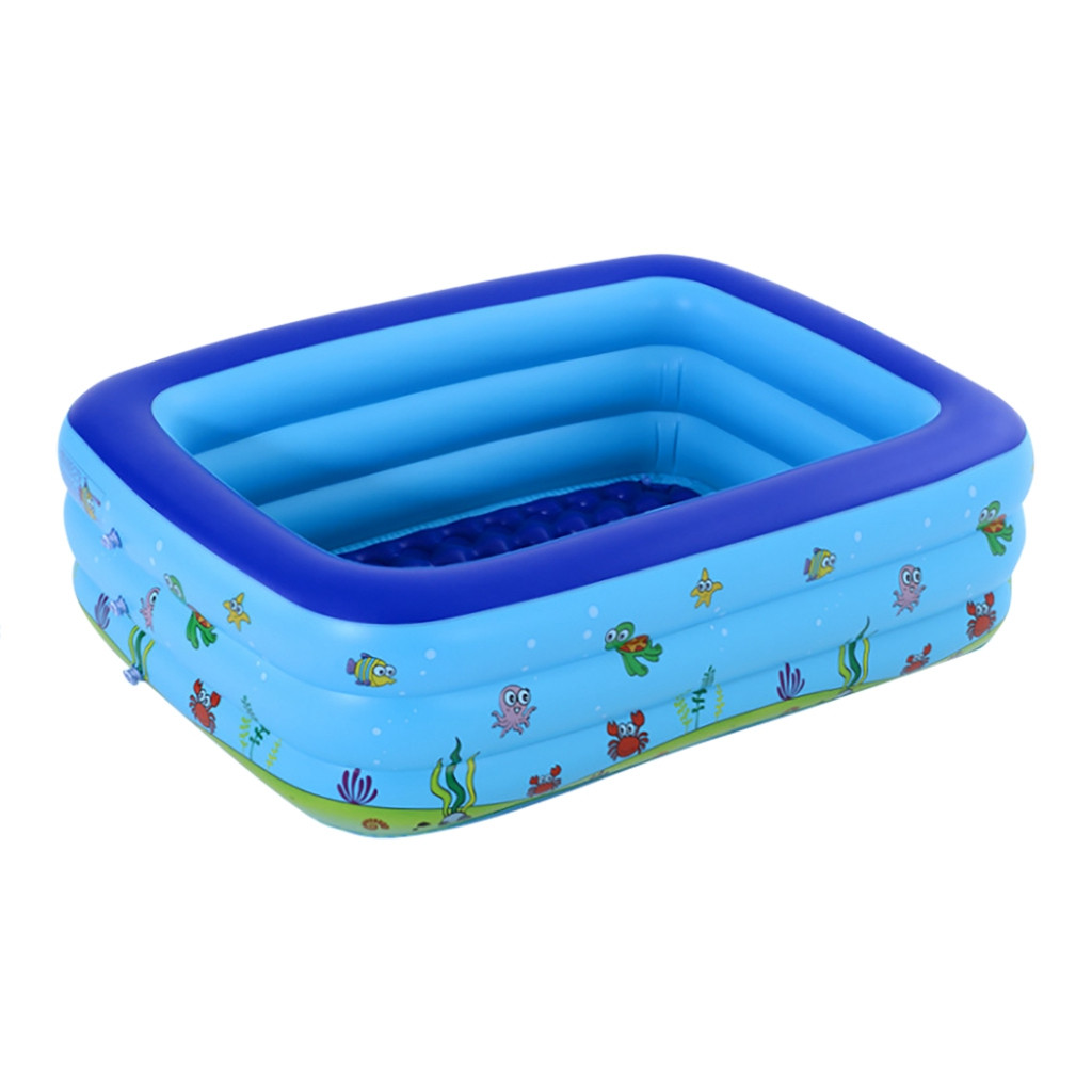 swimming for kids Family Swimming Pool Garden Outdoor Summer Inflatable Kids Paddling Pools Square Swimming Pool العاب كبار