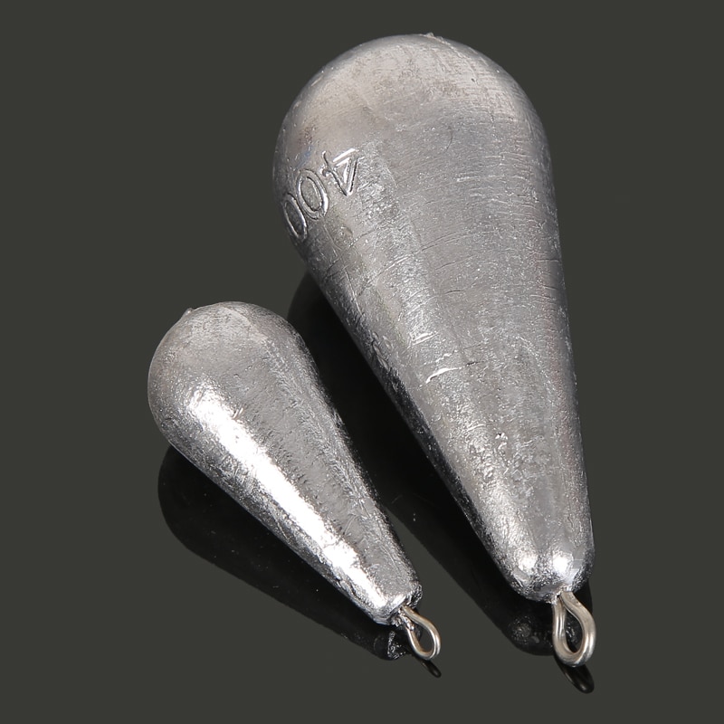 Fiskeri lod 10 stk bly 10/20/30/40/50/60/70/80/90/100 g vægt synker vand lod tilbehør karper værktøj peche ring
