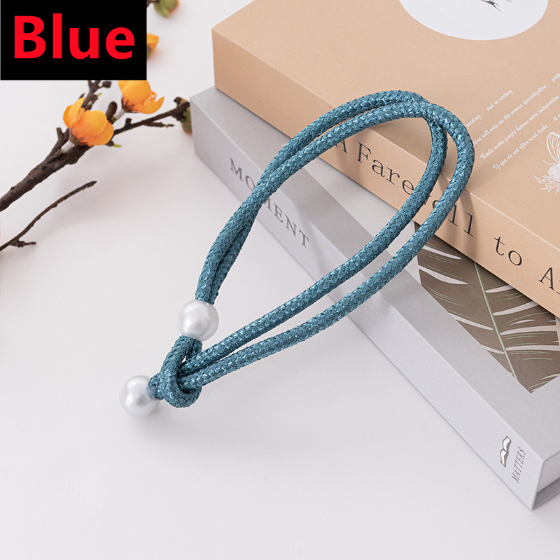 2/1PCS Kleine Parel Gordijn Clip Gordijn Houders Tie Terug Gesp Clips Opknoping Bal Gesp Tie Terug gordijn Decor Accessoires: Light Grey / 55-90cm