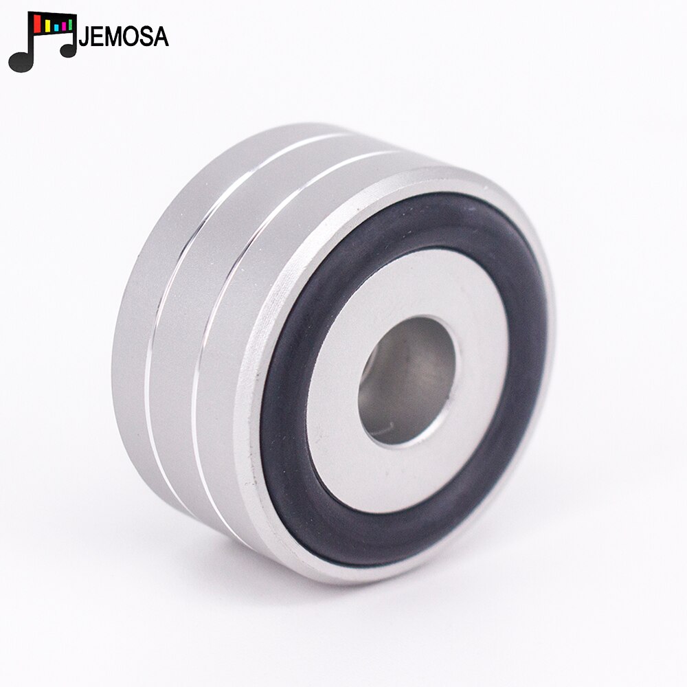 4PCS 40*20mm Aluminum Amplifier Feet Shock Absorber Amplifier Rubber Feet HIFI Turntable Feet Audio Speaker Isolation Feet Pad