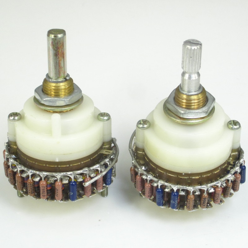 23 Step Progressive Shunt Volume Control Potentiometer Single Channel 10K 50K 100K 250K DALE Resistor