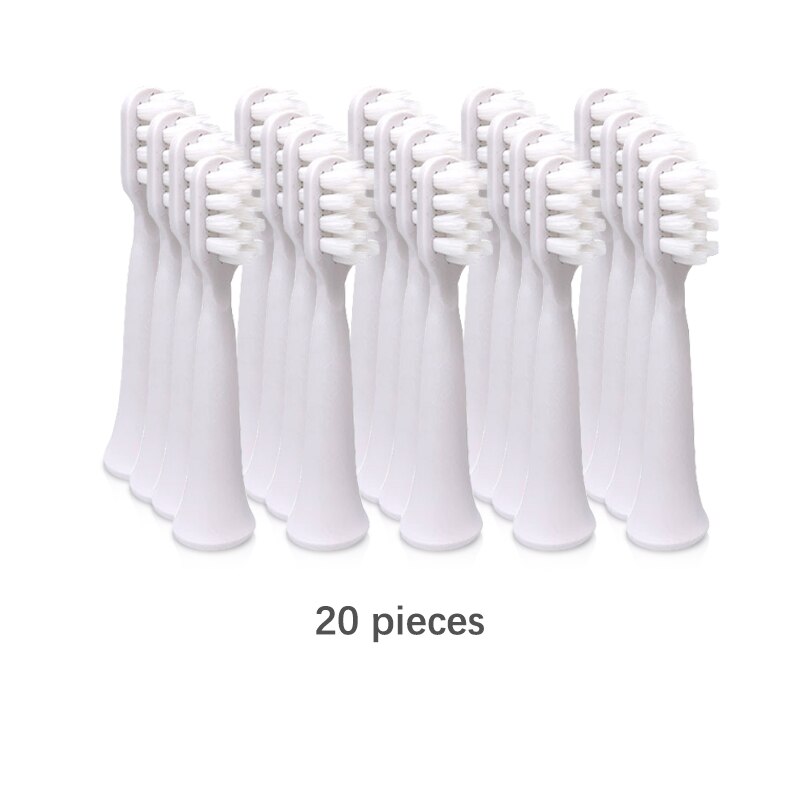 Replacement Brush Heads Compatible With Xiaomi Mijia T100 Smart Electric Toothbrush Heads Cleaning Whitening 4/8/12/20 pcs: 20pcs