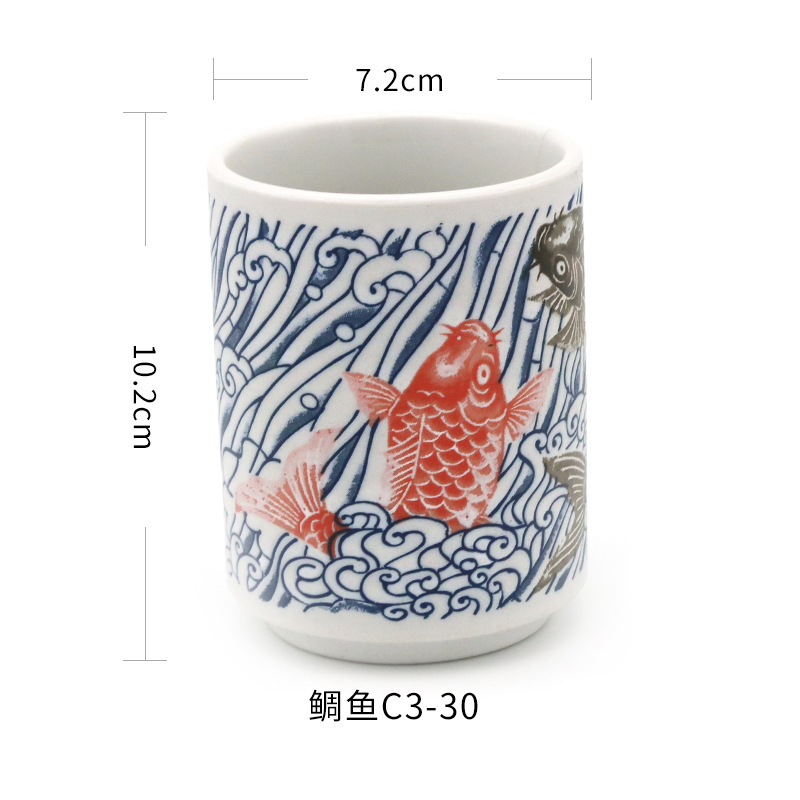 Joylove Japanse Stijl Keramische Mok Japanse Stijl Huis Kantoor Thee Cup Enkele Sushi Beker Soepkom: 8