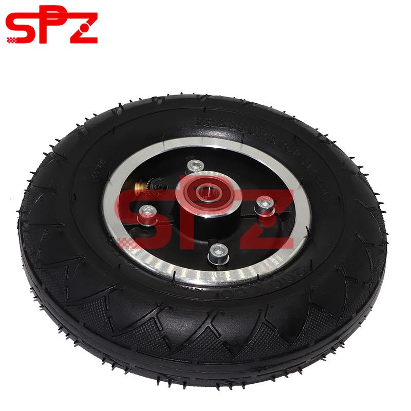 200x50 Tire with 180mm Brake Line Drum Brake 8" Pneumatic Wheel Aluminium Hub for Electric Scooter 8 inch Wheel
