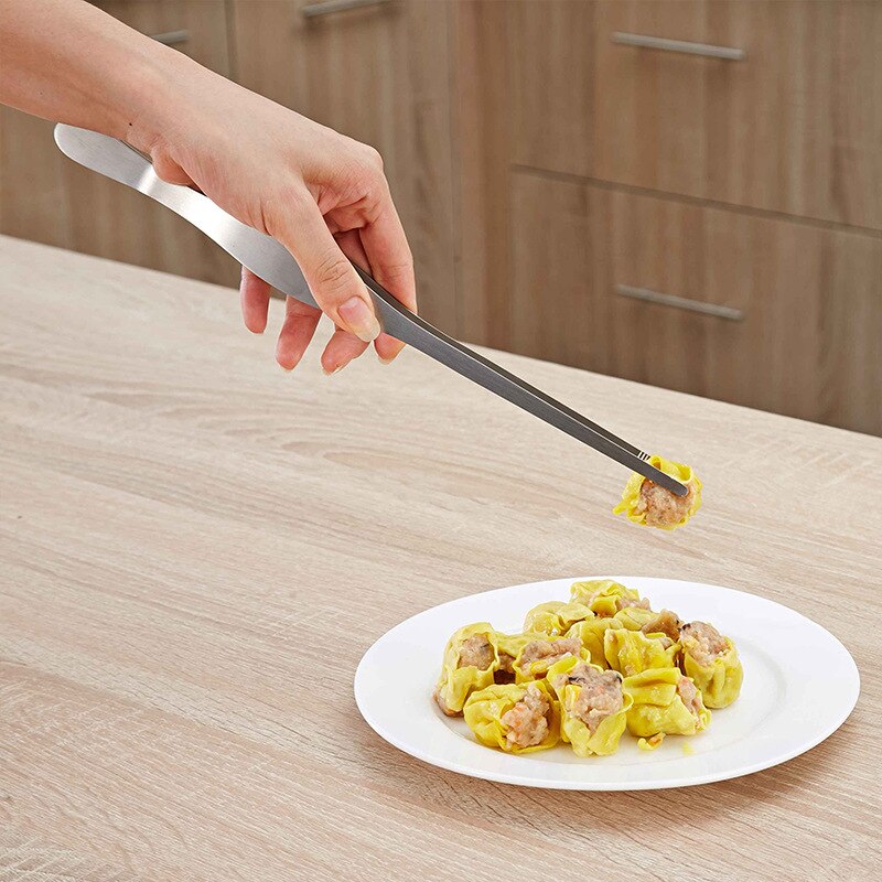 Edelstahl 304 Lebensmittel Clip Steak Clip Braten Zange Spachtel Grill Clip Gebratener Fisch Spachtel Zange Brot Lebensmittel Pfannkuchen Clips