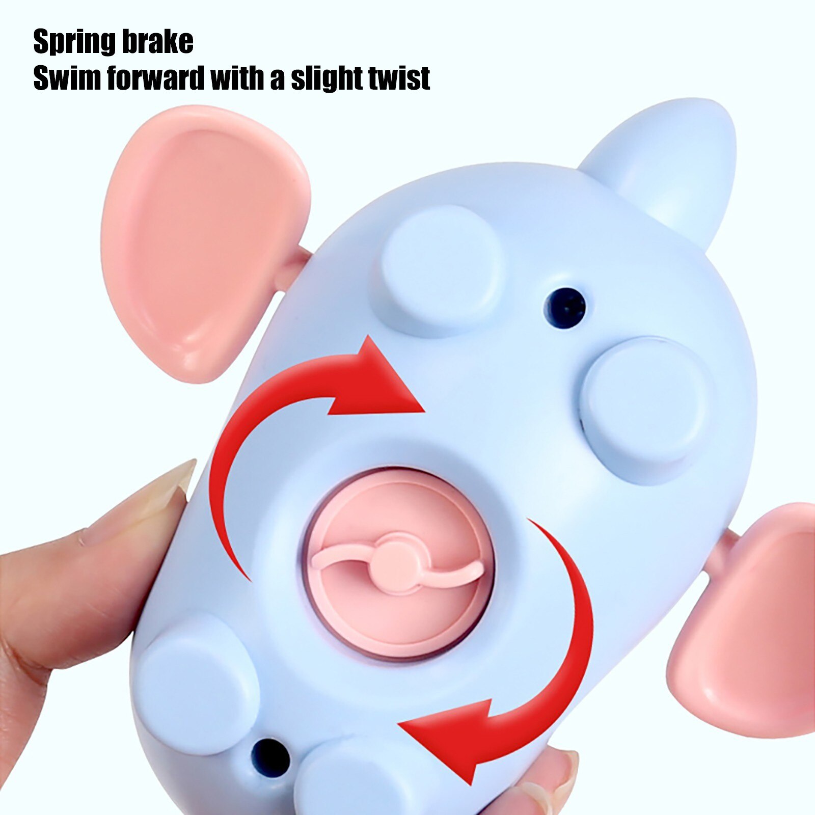 Baby Bad Speelgoed Wind Up Bad Speelgoed Leuke Cartoon Dier Water Spelen Speelgoed Drijvende Speelgoed
