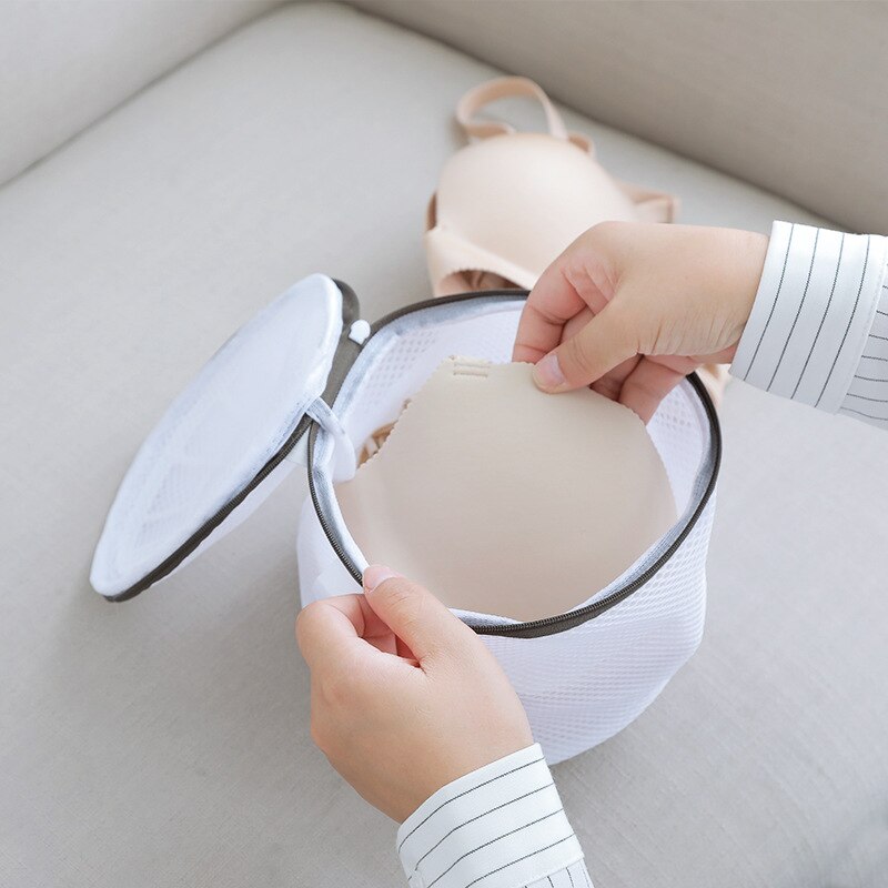 Sqinans Washing Machine Mesh Laundry Bags Reusable Small Ziplock Bag Net Bra/Socks/Clothes Wash Bag Travel Clothes Organizer Bag