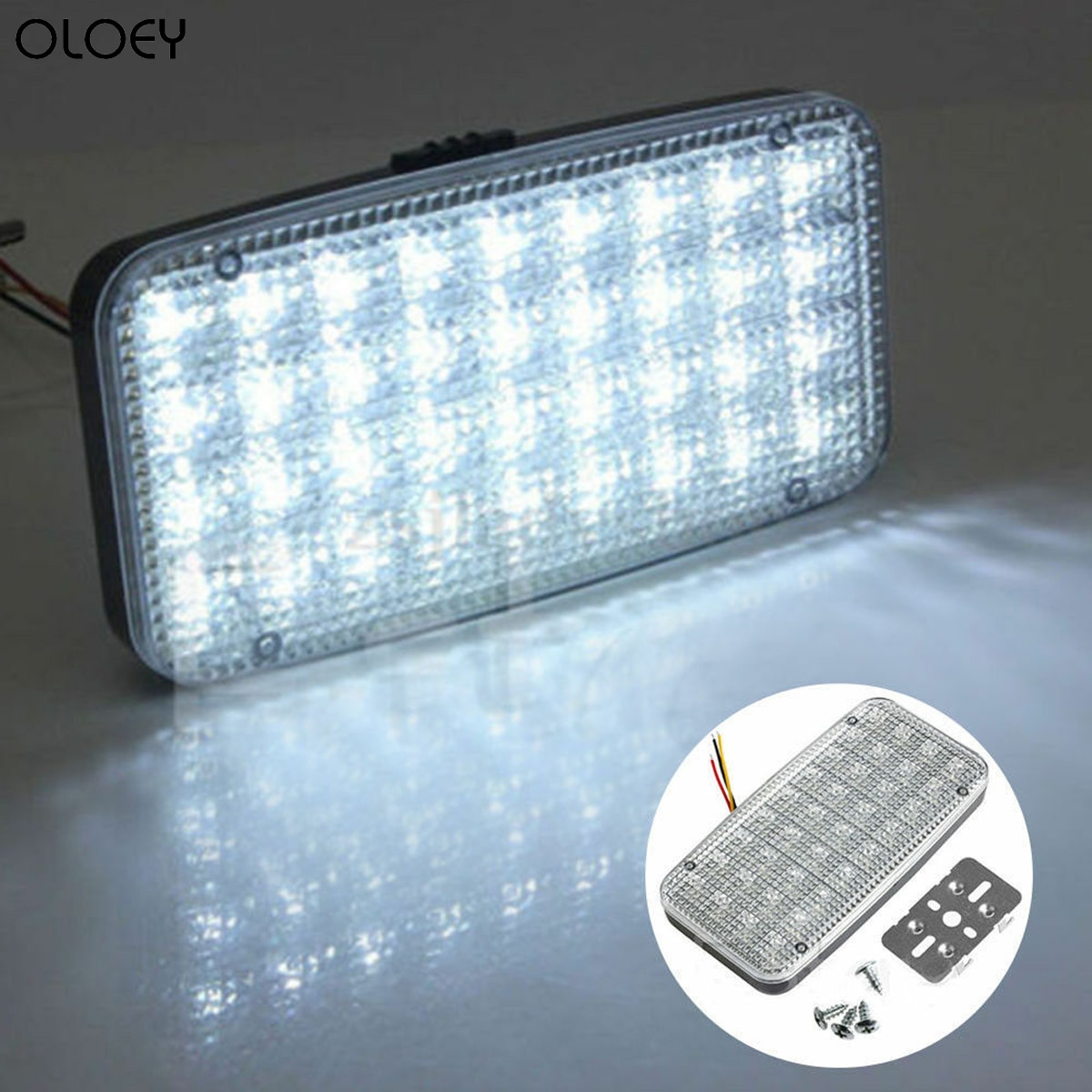 Universal 36 led bil tag 3 switch lys indvendig tag lys efter markedet lys 12v