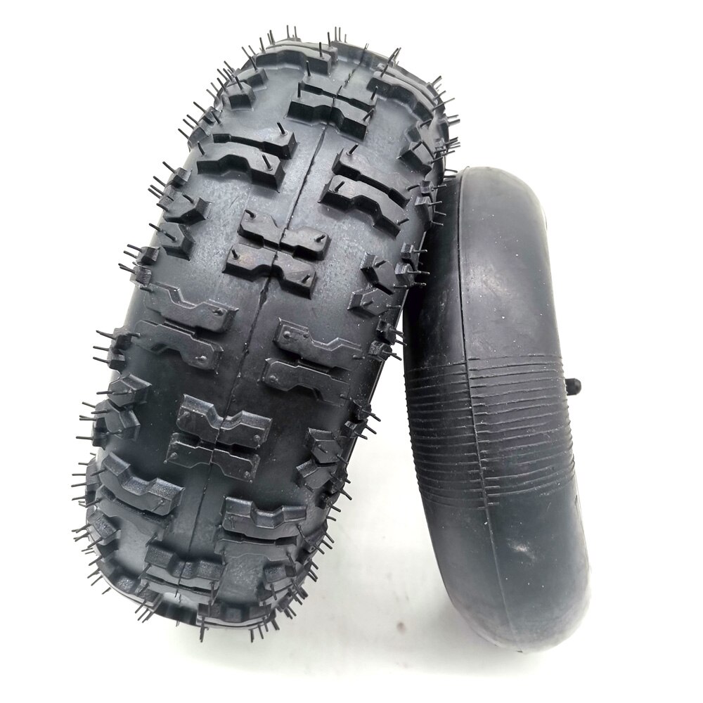Universal 4.10-4 Go Kart 47cc 49cc Chunky ATV Quad off-road 3.50-4 tire 4.10/3.50-4 Tire: inner and outer