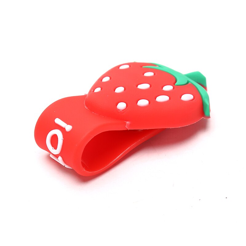 1pc niedliche kabelaufwickler mit frucht- und blumenmotiven, kabelorganisatoren, drahtschutz, markierungen