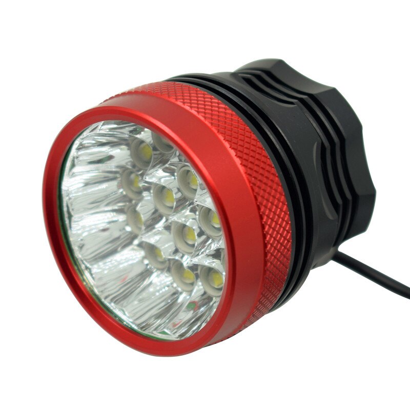 WasaFire 40000 Lumen 16 * T6 LEDs Fahrrad Lampe Fahrrad Front Licht Lauf Scheinwerfer Reiten Radfahren Roller Taschenlampe luz bicicleta: Red only light