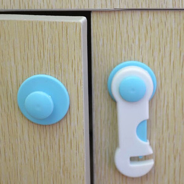 4 Pcs Baby Kids Box Drawer Cupboard Cabinet Wardrobe Door Fridge Safe Safety Locks