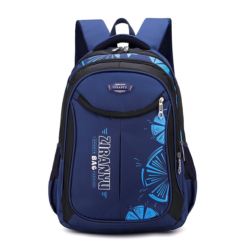 School Bags Primary Backpacks for Boys Girls Kids Bookbag Nylon Waterproof School Backpack Blue Mochila Escolar: Dark Blue