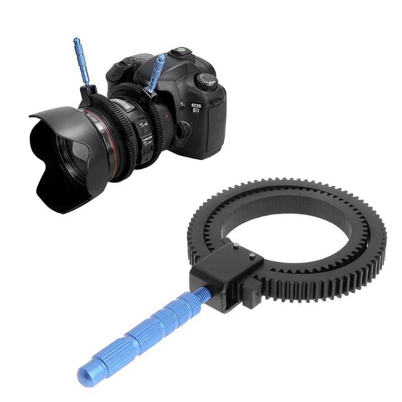Verstelbare Handleiding Flexibele Gear Ring Riem voor DSLR Camera Follow Focus Zoom Lens