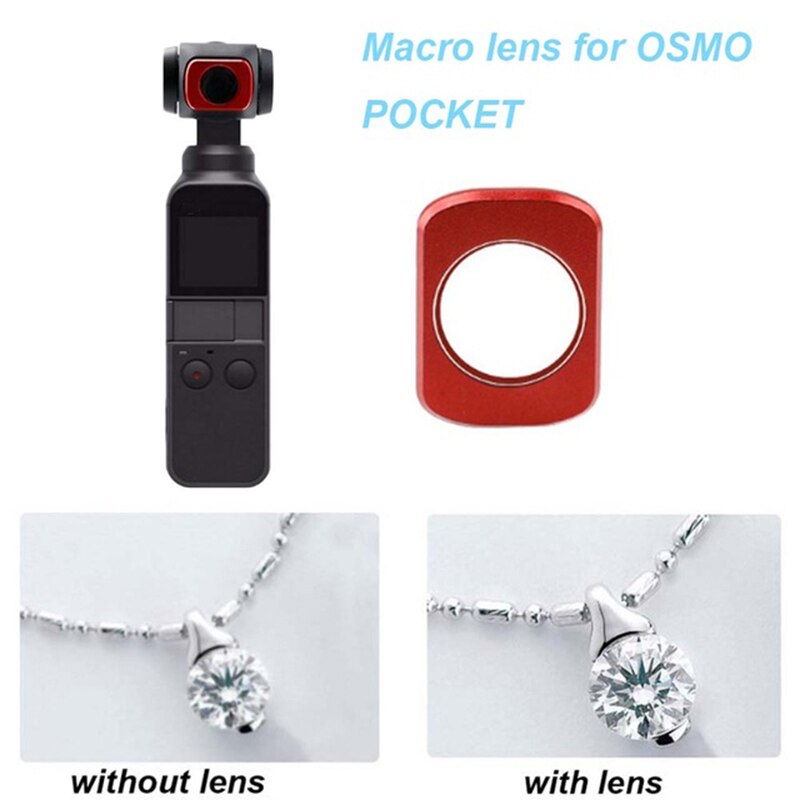 Aluminium Macro Close-Up Filters Voor Osmo Pocket Protector Magnetische Adsorptie Macro Lens Filter Voor Osmo Pocket