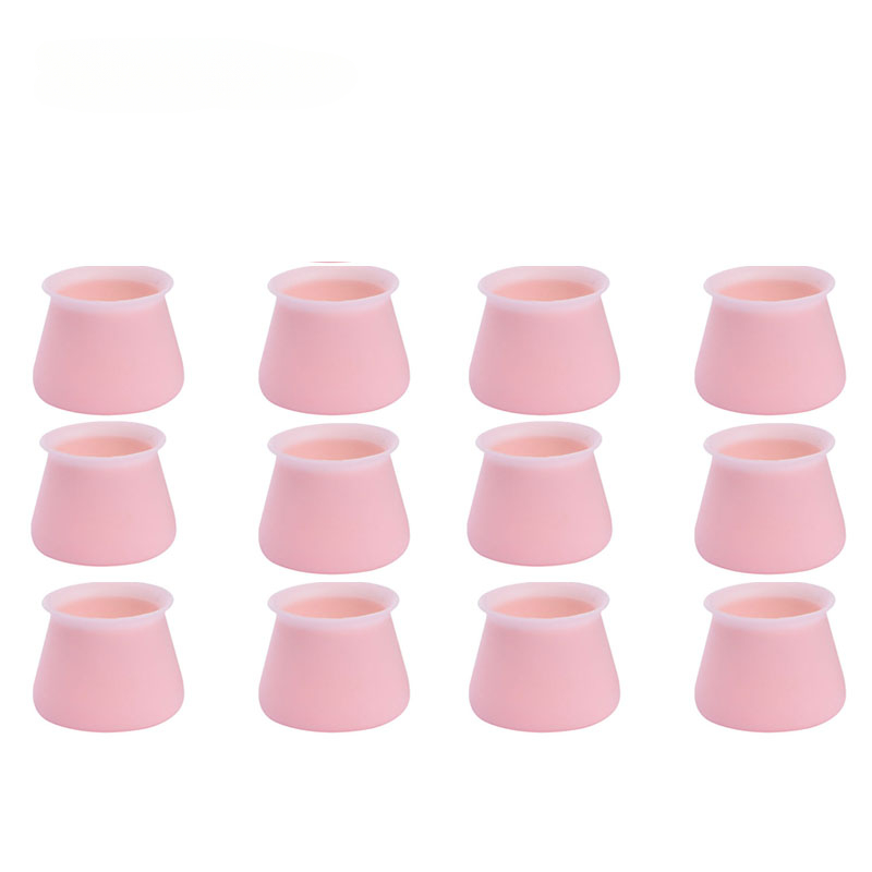 12/24 PCS Stuhl Fuß Abdeckung Möbel Stuhl Beine Silikon Kappe Pads Schutzhülle Tisch Bein Abdeckungen Boden Schutz Hardware Hause: Black & White / 1 Stück