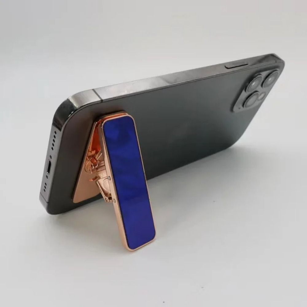1Pcs 360° Rotate Mobile Phone Holder Mini Kickstand Folding Phones Bracket Mount Metal Invisible Phone Stand