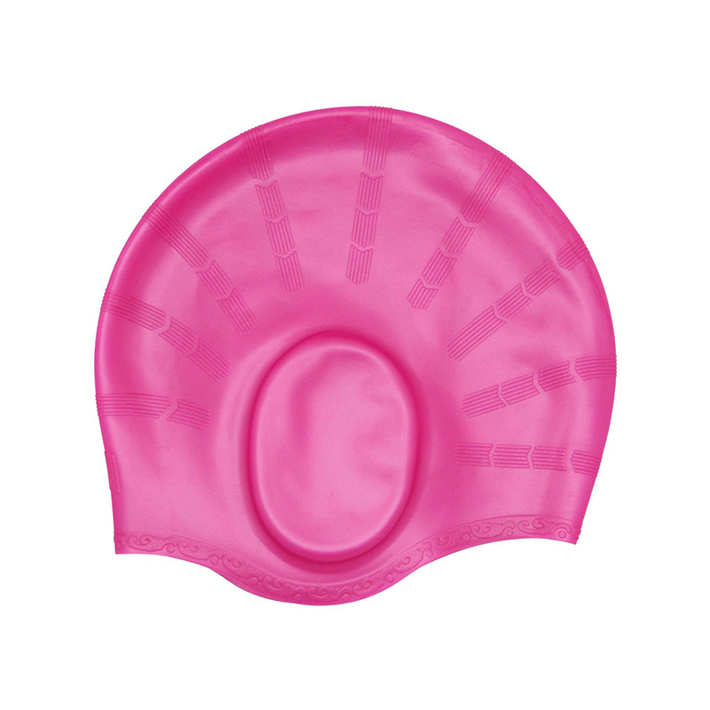 Volwassenen Hoge Elastische Zwemmutsen Mannen Vrouwen Waterdicht Zwembad Cap Protect Oren Lang Haar Grote Siliconen Duik Zwemmuts: YELLOW