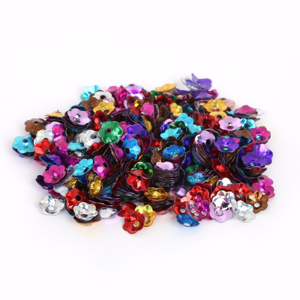 5/6/10/15mm 350-3200 stks Gemengde kleur Losse Sequin Voor Kleding Accssory DIY Craft Scrapbooking Wedding Sieraden Maken