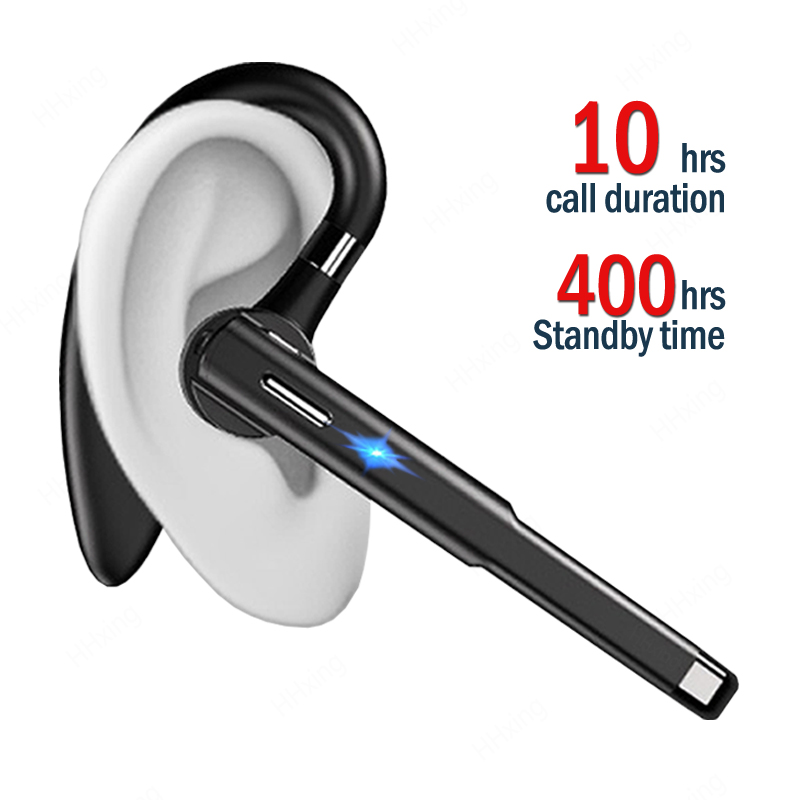 Draadloze hoofdtelefoon Bluetooth-headset met microfoon Oortelefoon Handsfree Ruisonderdrukking Audifonos Praten Zakelijk rijden