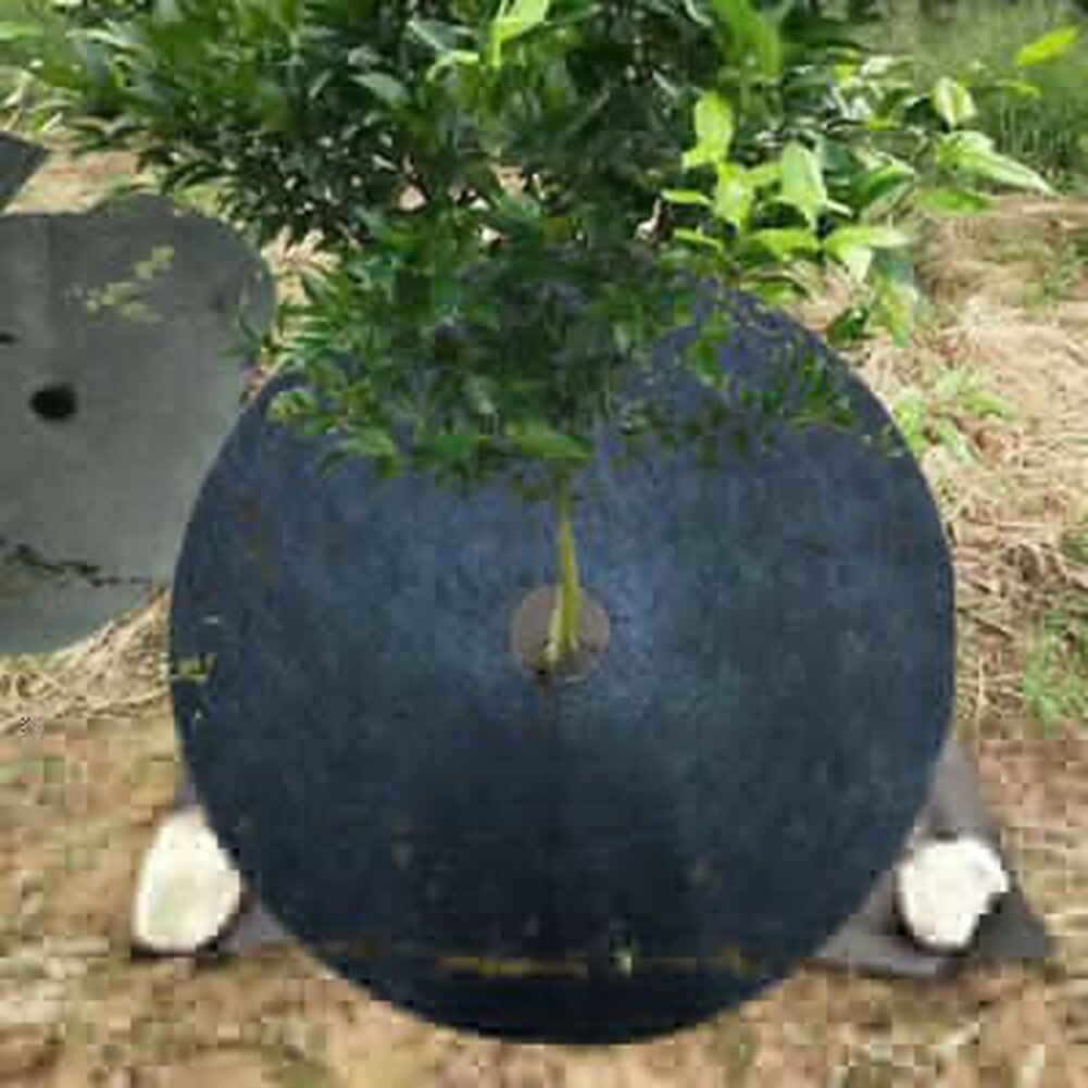 10pcs Tree Rings For Control Non-woven Fabric Tree Protector Mat 15cm/25cm/27cm/32cm Tree Ring Barrier Outdoor Gardens Tools