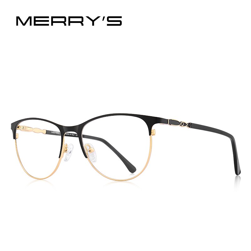 MERRYS DESIGN kobiety Retro oprawki do okularów kocie oczy damskie modne okulary korekcyjne okulary optyczne S2116: WHITE