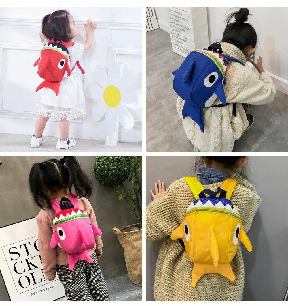 Cute Baby Kid Seat Belt Traction School Bag Prevent Lost Cartoon Animal Pattern Backpack