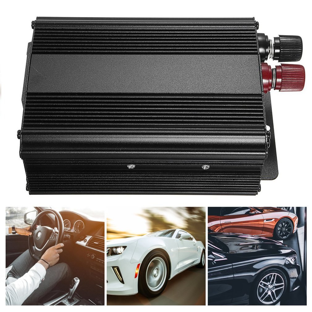 3000W High Power 12V to 220V Power Inverter with USB Port High Conversion Aluminum Alloy Housing Transformer